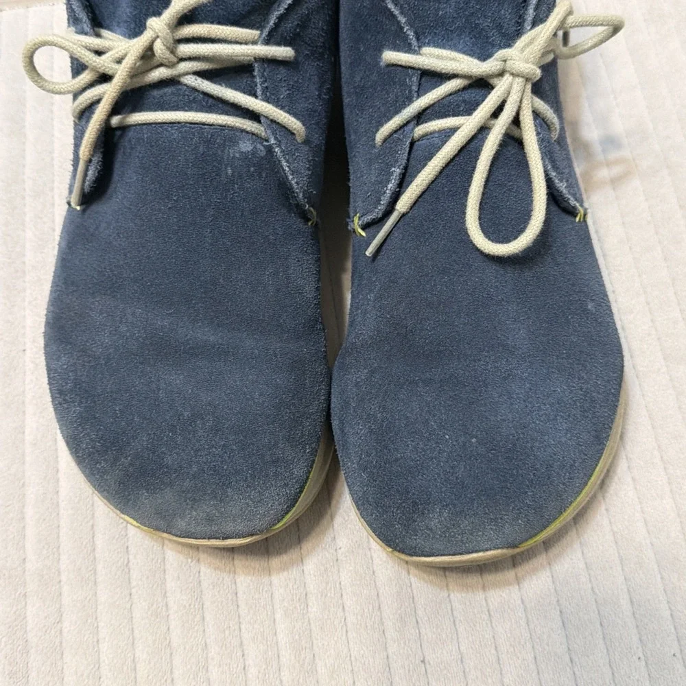Altra Desert Boot Size 8.5 Blue Suede Mid Chukka Shoes Hiking Casual